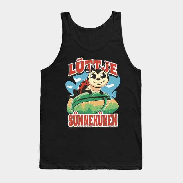 Lüttje Sünneküken Kleiner Marienkaefer Tank Top by DormIronDesigns